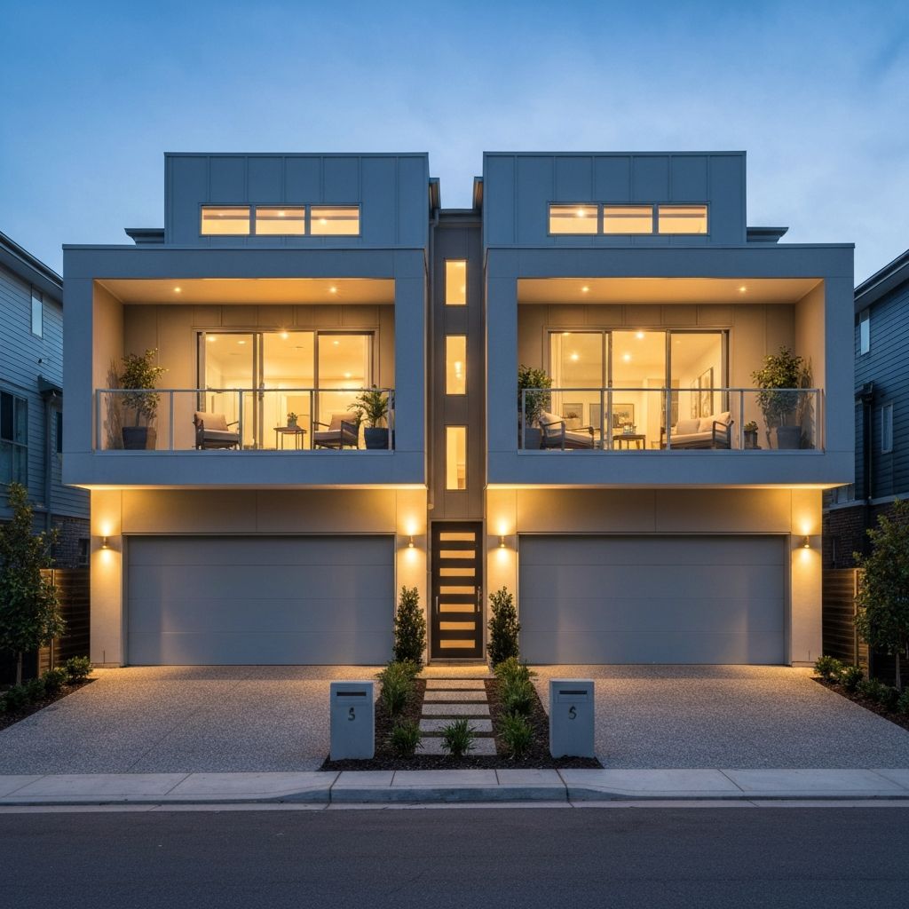Contemporary Duplex